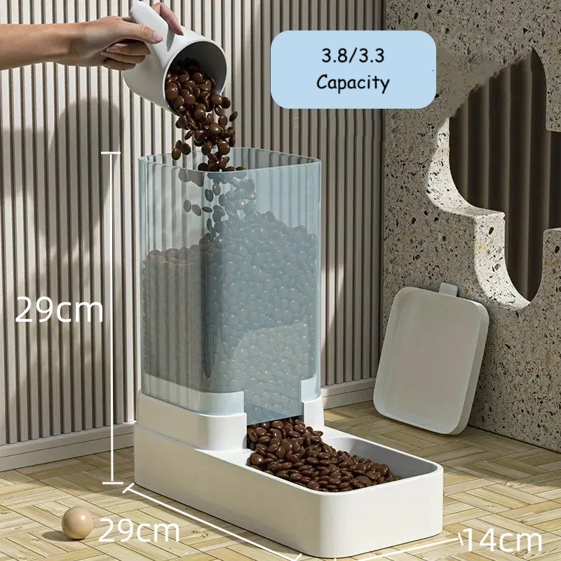 Automatic Gravity Pet Feeder & Water Dispenser